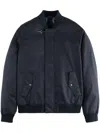 Fay Hook-fastening Bomber Jacket In Blau