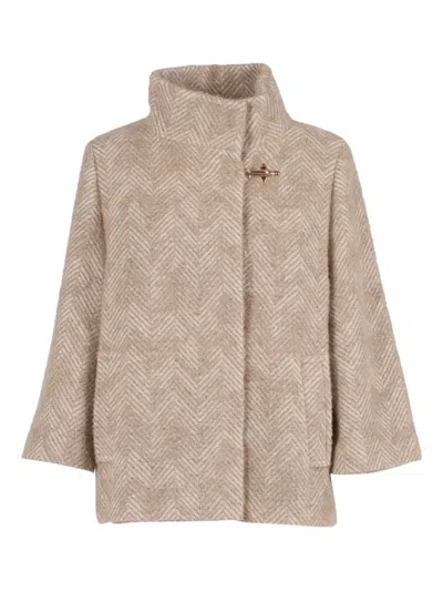 FAY HOOK HERRINGBONE JACKET