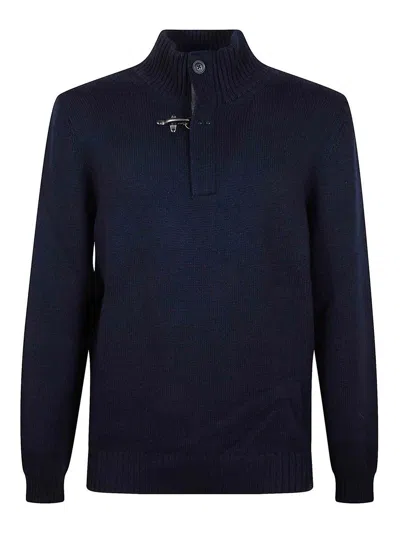 Fay Hook Shirt In Blue