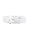 Fay Interwoven Belt In White