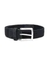 Fay Interwoven Buckle-fastening Belt In Blue