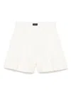 Fay Inverted-pleat Shorts