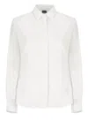 Fay Long-sleeve Cotton Shirt In White