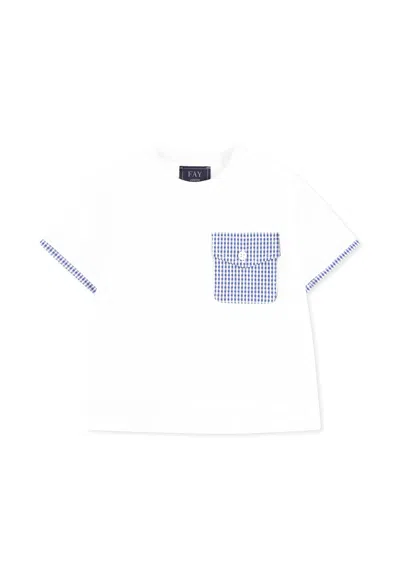Fay Kids' Ivory T-shirt For Baby Boy
