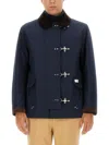Fay 4 Hooks Archive Padded Jacket In Blue
