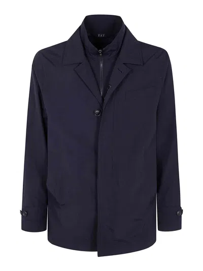 FAY CHAQUETA CASUAL - AZUL