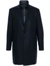 Fay Three-button Detachable-collar Coat