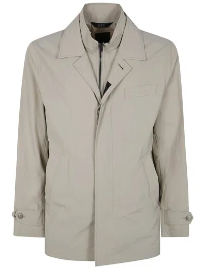 Fay Jacket Clothing In Grey