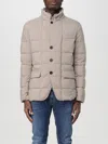 Fay Wool Down Jacket In Beige