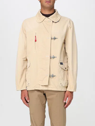 Fay Jackets Man  - 4 Cotton Twill Hooks -  Archive - Beige