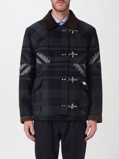 FAY COAT FAY MEN COLOR BLUE,H43419009