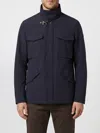Fay Explorer Field Jacket In Blue