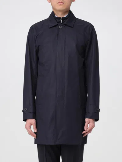 Fay Trench Coat  Men In Blau