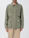 Fay Sage Green Cotton Jungle Jacket In Green