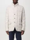 Fay Long-sleeved Down Jacket In Grau