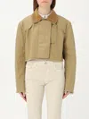 Fay Beige Cropped Jacket In Beige