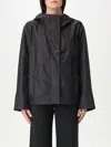 Fay Stretch Gabardine Caban In Black