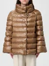 Fay Padded Quilted Stand-up Collar Jackets In Black