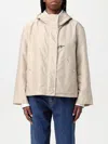 Fay Waterproof Short Parka Jacket In Sand