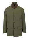 Fay Jacket Made Of Nylon Poplin In Green