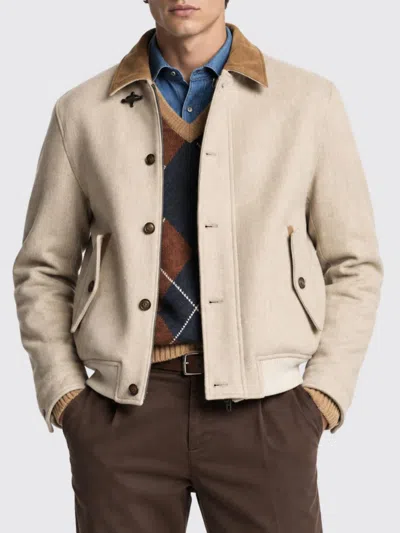 Fay Jacket Men Color Mud In Neutral