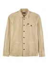 Fay Overshirt Canvas Over Fit Shirt In Multi