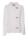 Fay 3 Ganci Jackets White In White