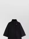 Fay Jacket With Front Pockets And High Collar In Black