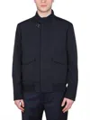 Fay Casual Jacket With Hook Closure