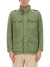 Fay Utility-inspired Green Jacket In Green