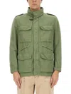 Fay Utility-inspired Green Jacket In Green