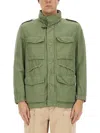 Fay Jacket With Pockets In Green