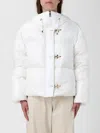 Fay Hooded Puffer Coat In White