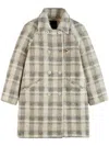 Fay Jacqueline Check-pattern Coat
