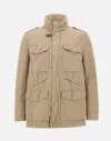 Fay Utility-pockets Jacket In Beige