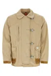 Fay Men Jacket 4 Hooks In Beige O Tan