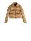 Fay Quilted Jacket In Brown
