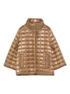 Fay Quilted Padded Jacket In Brown