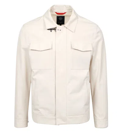 Fay Jackets Cream In Metallic