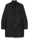 Fay Layered Coat In Multicolor