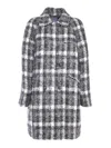 Fay Double Breasted Jacqueline Coat + Hook In Blue