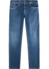 Fay Cotton Denim Jeans In Blue