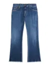 Fay Tight-fitting Five-pocket Jeans In Blue