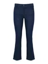 Fay Five Pocket Stretch Jeans In Blue