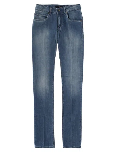 Fay Jeans In Denim Di Cotone In Blue