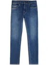 FAY JEANS SLIM IN COTONE ELASTICIZZATO BLU