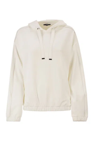 FAY FAY JERSEY HOODED SWEATSHIRT