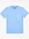 Fay T-shirt Jersey Satinata T-shirt In Blue