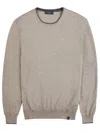 Fay Long-sleeved Sweater In Beige