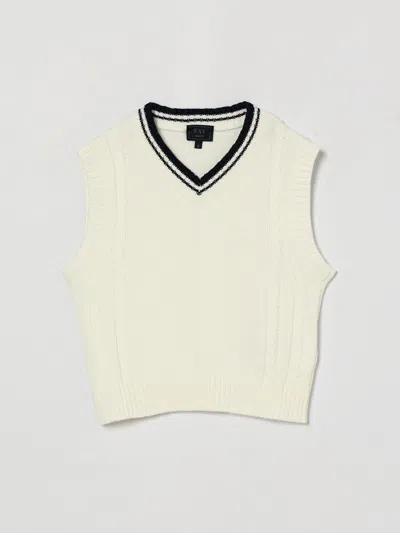 Fay Junior Kids'  马甲 儿童 颜色 白色 In White